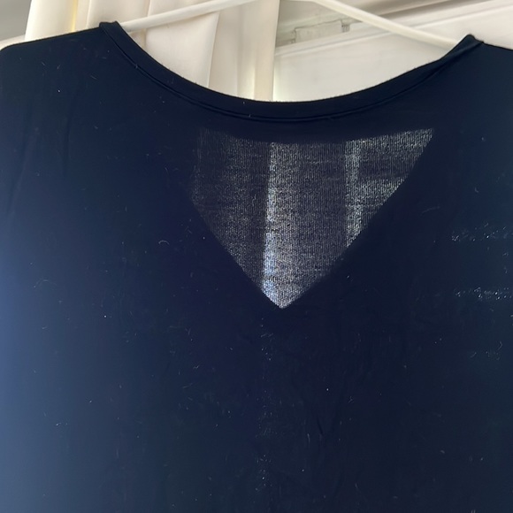 Gap V-back black jersey tunic dress size small - Picture 2 of 3